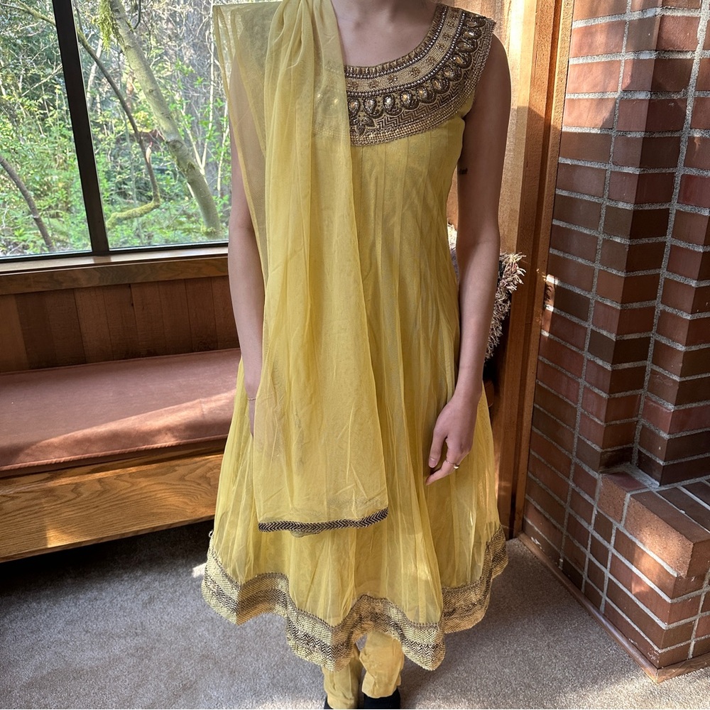 New Yellow Indian Formal Suit